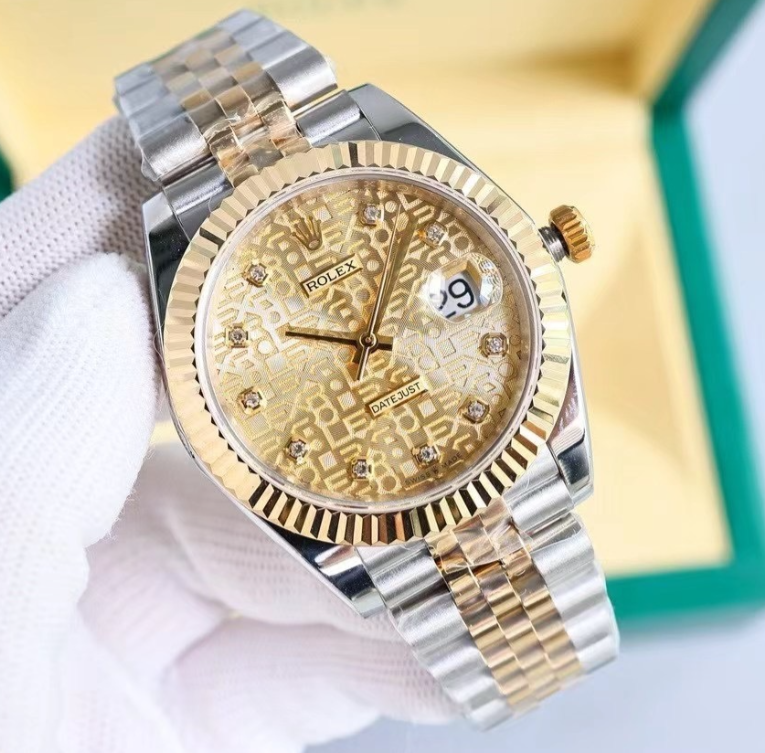 Rolex Datejust 41 Yellow Rolesor Jubilee Dial