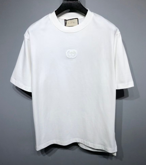 Gucci White Monogram Tee