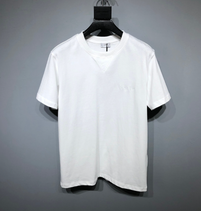 Christian Dior Embroidered Logo T-Shirt – White
