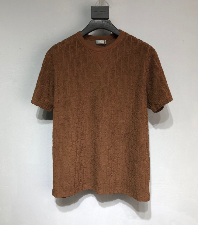 Dior Embossed Monogram T-Shirt – Brown