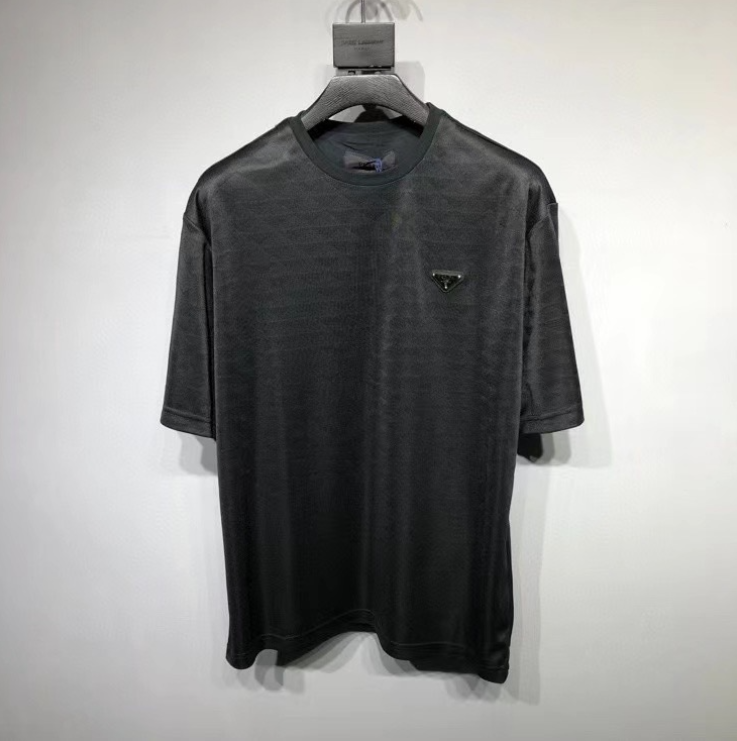 Prada Black Short-Sleeve T-Shirt