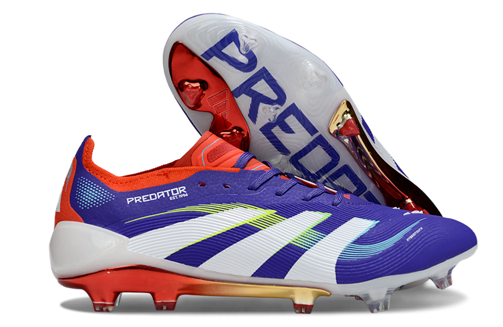 Adidas Predator Elite FG – Purple/White/Red Edition