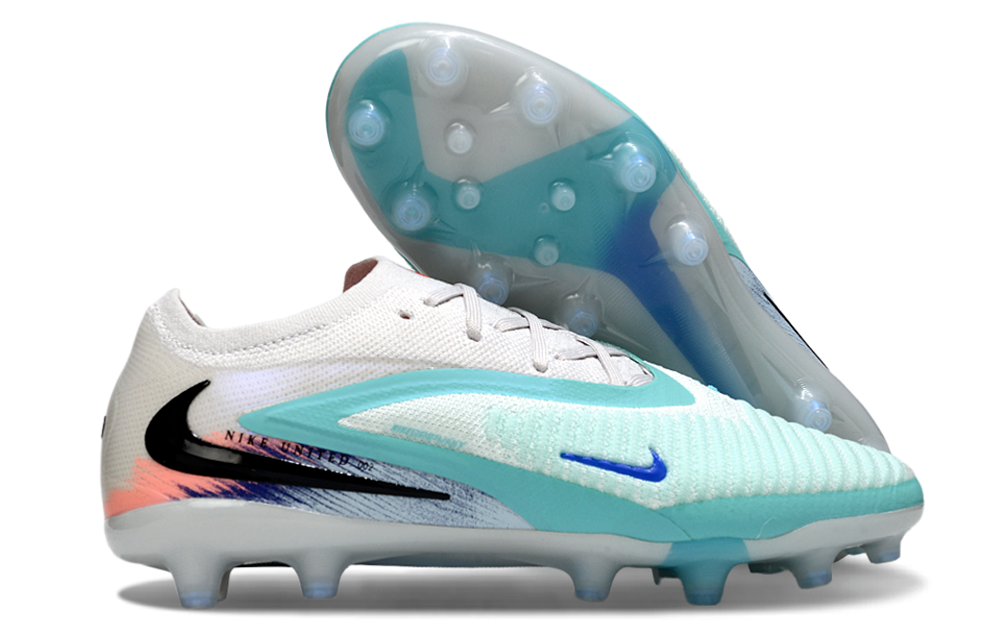 Nike Phantom GX Elite FG – White/Baltic Blue/Black/Crimson Tint