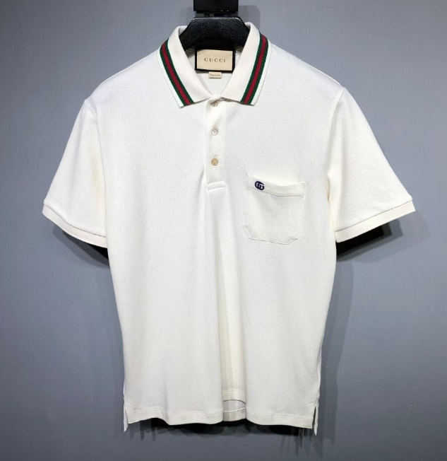 Gucci Web Collar Polo