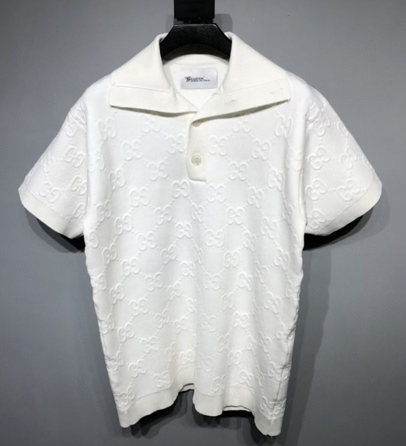 Gucci Monogram Embossed Polo