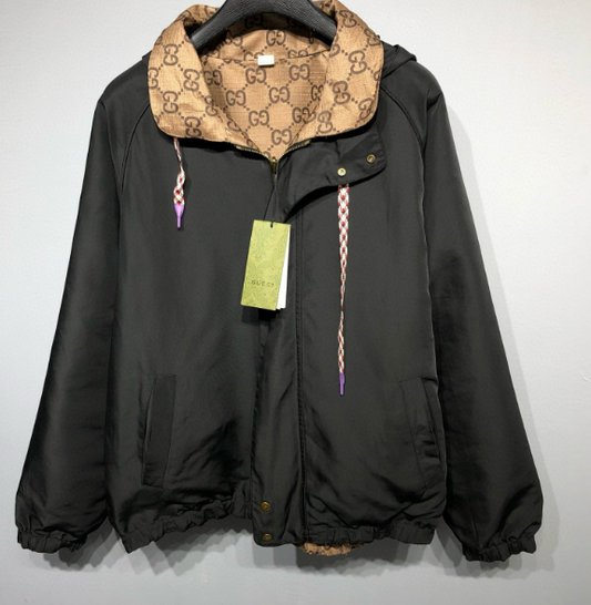 Gucci Reversible GG Hooded Jacket