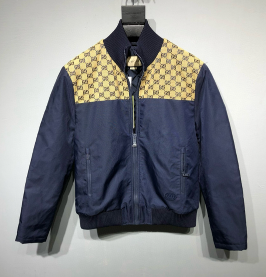 e Gucci GG Panel Bomber Jacket
