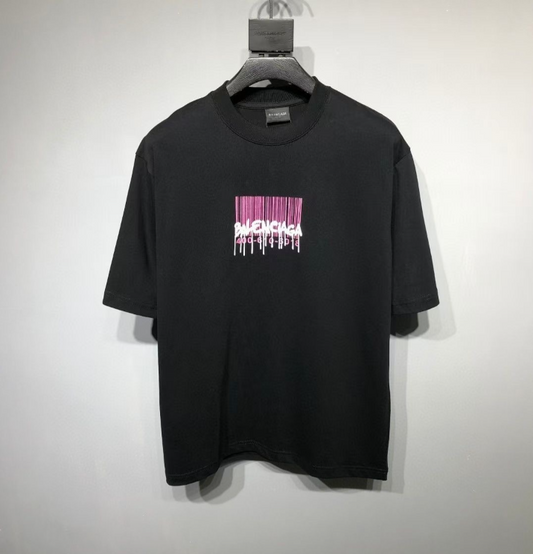 Balenciaga Barcode Graphic T-Shirt – Black