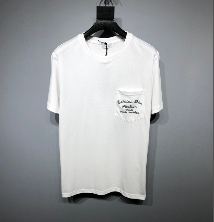 Dior Atelier Embroidered Pocket T-Shirt – White