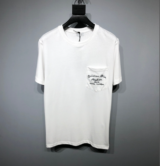 Dior Atelier Embroidered Pocket T-Shirt – White