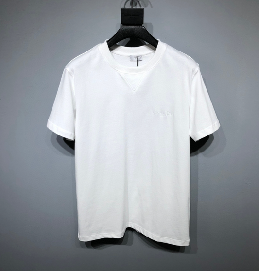 Christian Dior Embroidered Logo T-Shirt – White