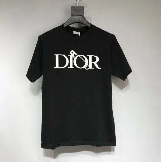 Dior Safety Pin Logo T-Shirt – Black