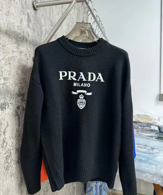 Prada Milano Black Knit Sweater