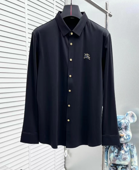 Burberry Embroidered Horseferry Black Shirt