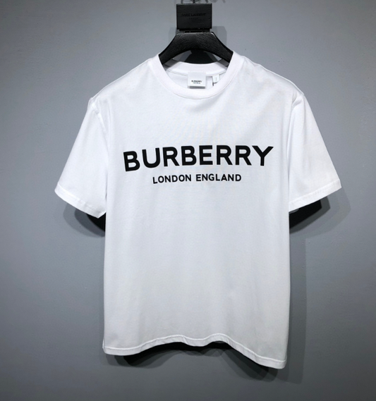 Burberry Logo Print T-Shirt – White