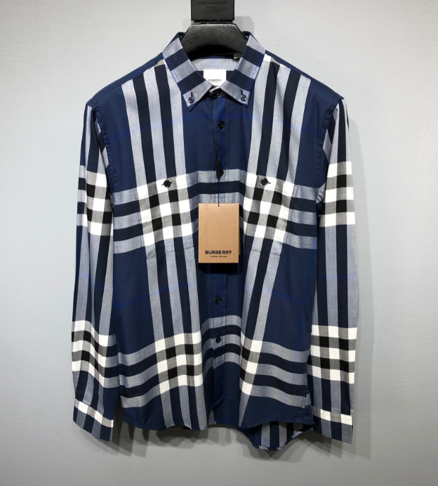 Burberry Large  Shirt – Navy Blue