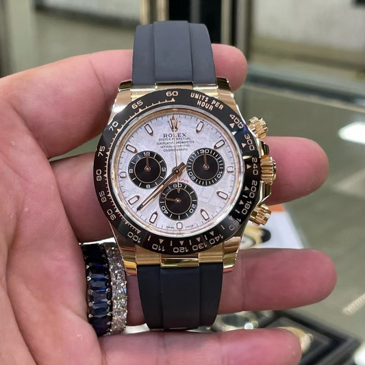Rolex Cosmograph Daytona Everose Gold Meteorite Dial Oysterflex