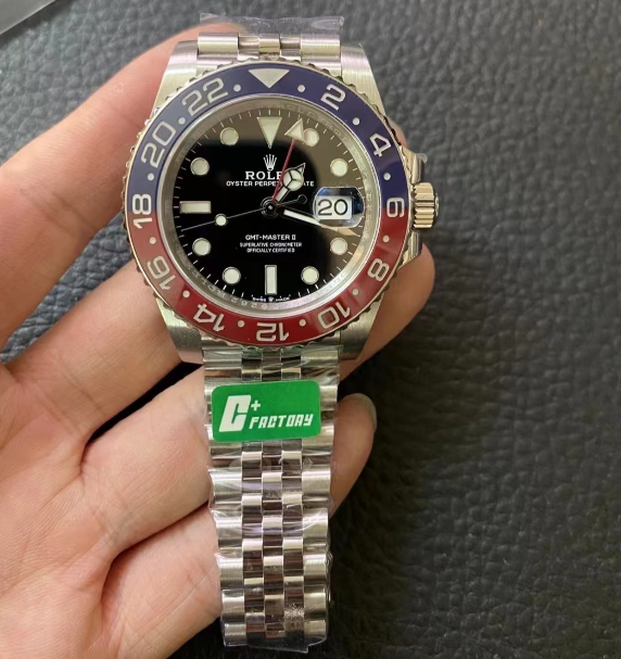 Rolex GMT-Master II Pepsi Jubilee Black Dial