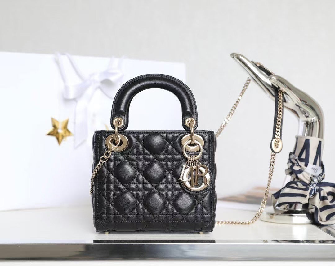 Lady Dior Mini Bag – Black Cannage Lambskin
